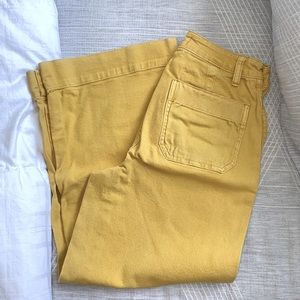 Madewell High Rise Wide Leg Crops. Size 27